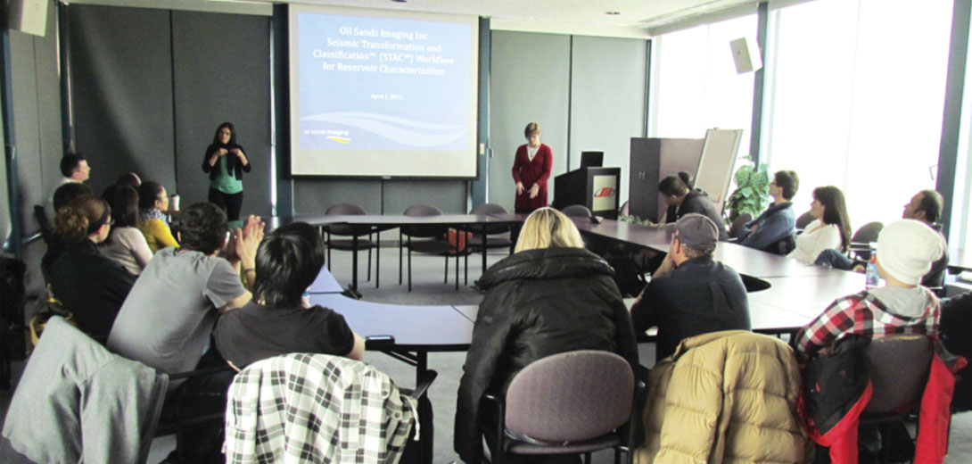 Laurie Bellman (Oil Sands Imaging Inc.) – Heavy Oil presentation in