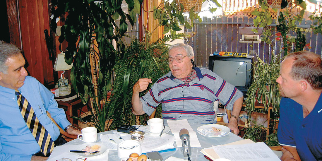 Turgay, Peter and Oliver in conversation