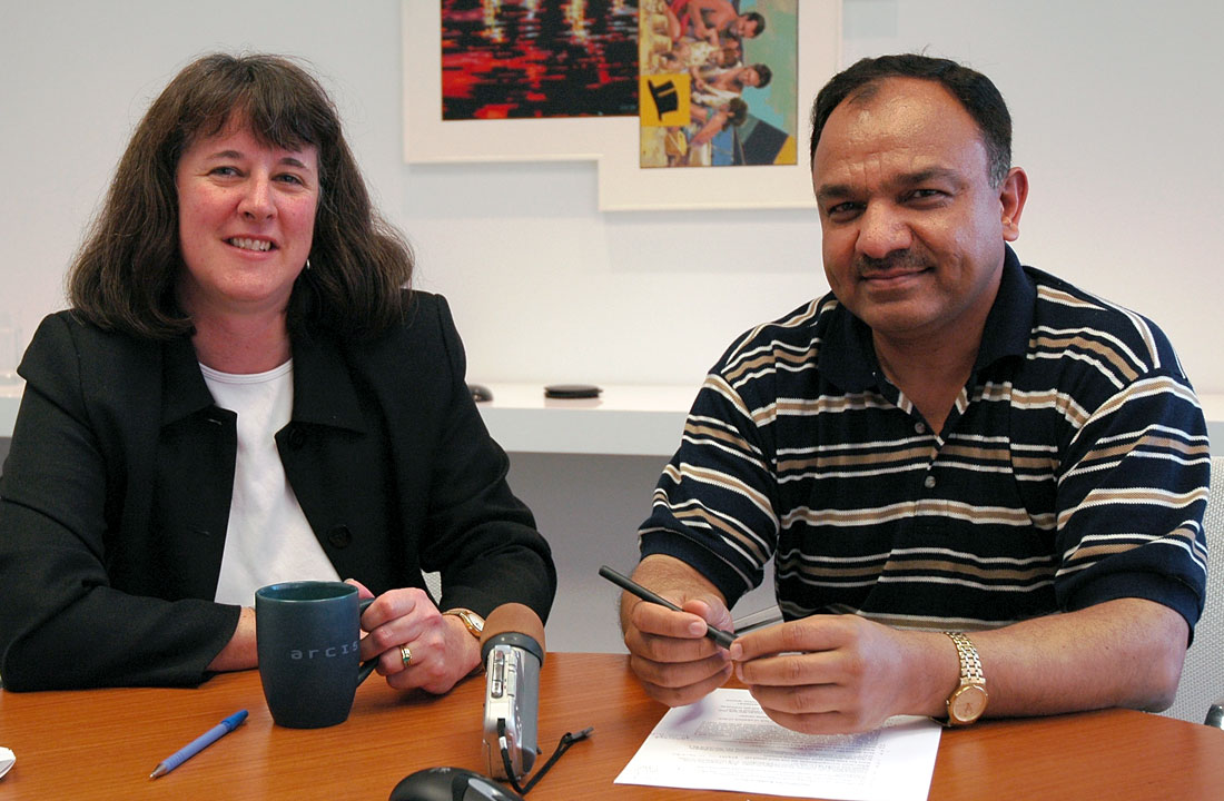 Kathleen Dorey and Satinder Chopra