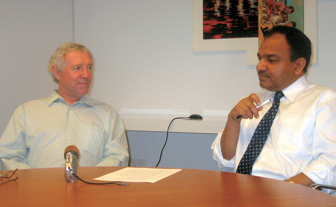 Rodney and Satinder