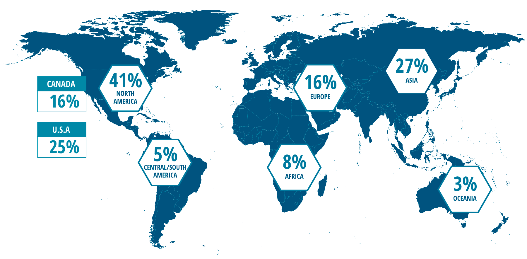 Audience Distribution Map